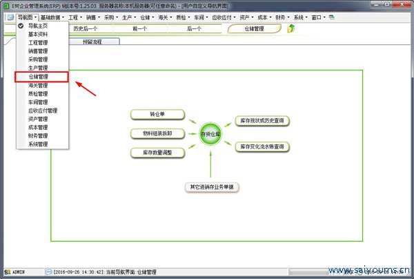 E树企业料理系统(ERP软件)截图